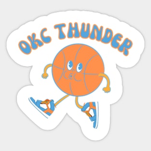 okc thunder Sticker